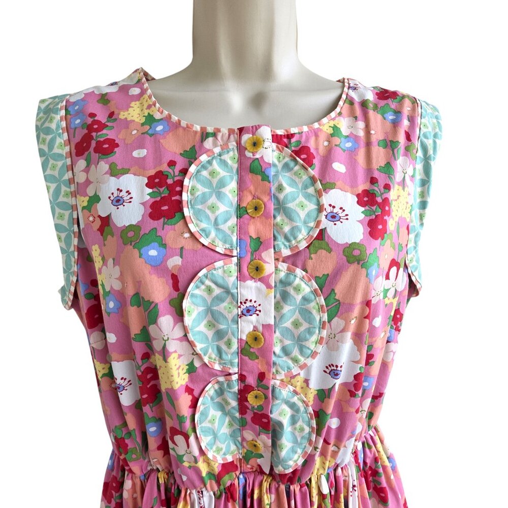 Matilda Jane Leah Wonderful Parade floral cotton blend sleeveless dress - Picture 2 of 8